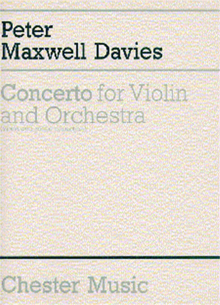 Concerto For Violin And Orchestra